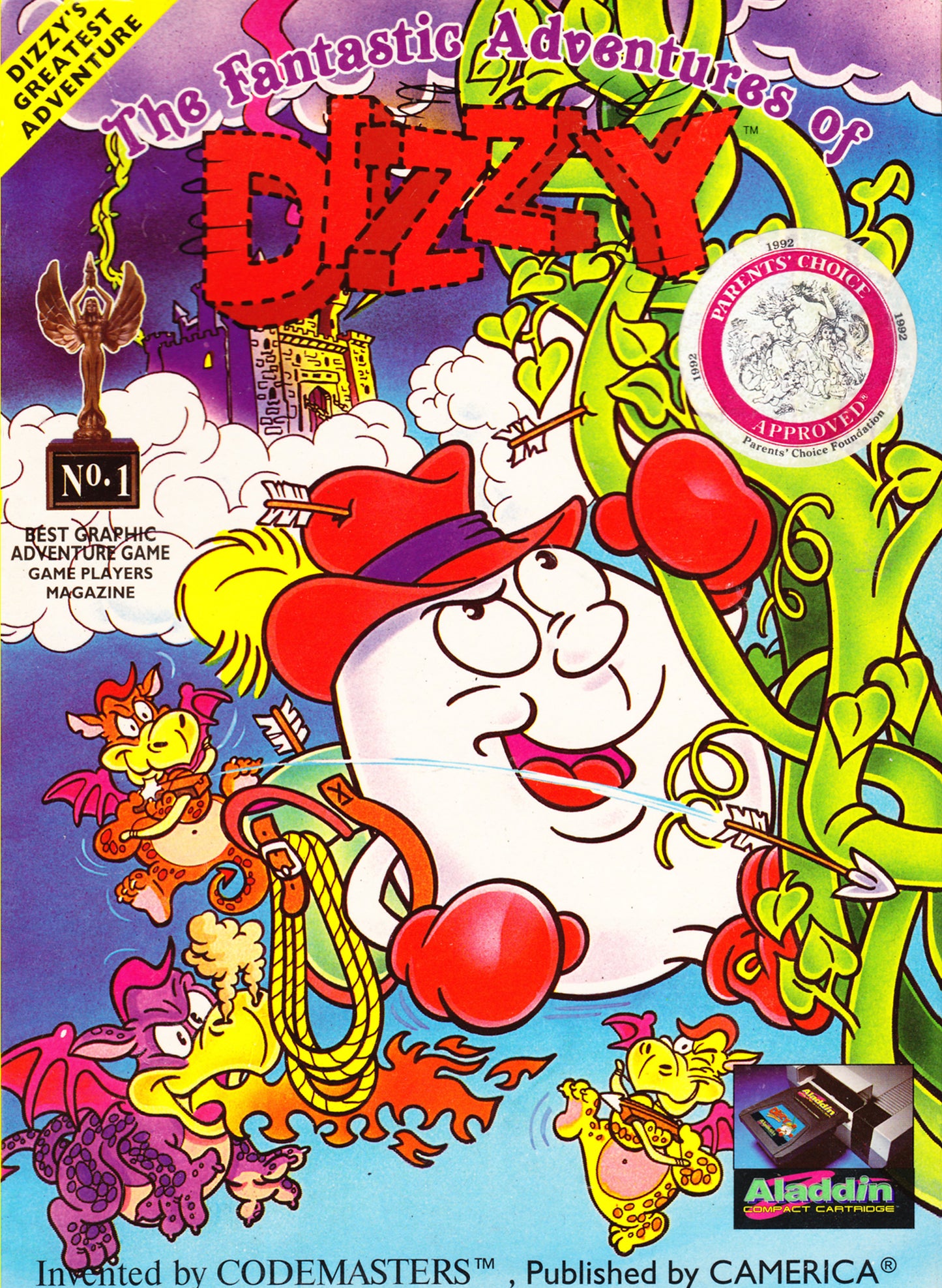 FANTASTIC ADVENTURES OF DIZZY  - NES