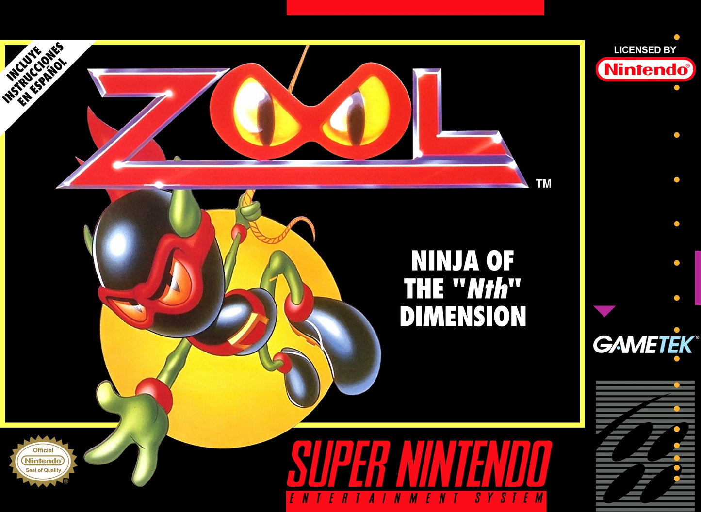 ZOOL NINJA OF THE NTH DIMENSION  - SNES