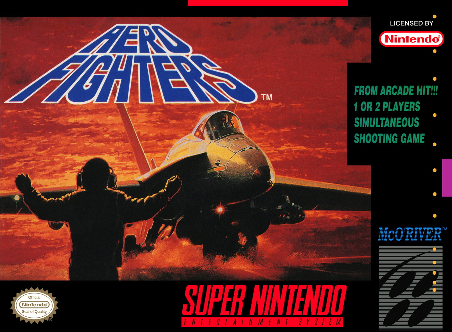 AERO FIGHTERS  - SNES