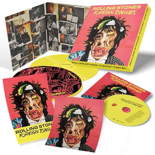 THE ROLLING STONES - FOREIGN TONGUES (BOXSET 2LP YELLOW VINYL + BLU-RAY A)