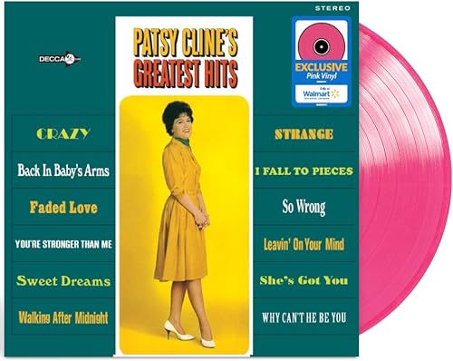 PATSY CLINE - 12 GREATEST HITS (INDIE EXCLUSIVE) [PINK LP]