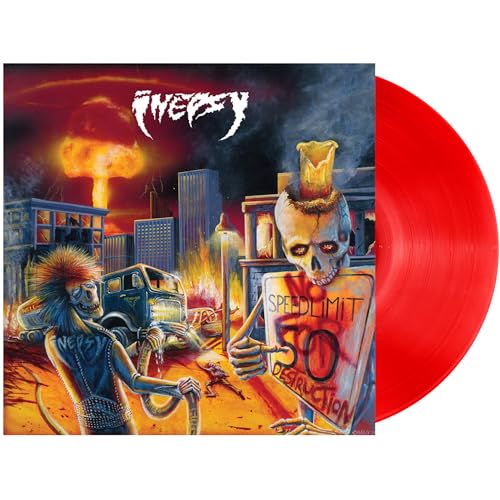 INEPSY - NO SPEED LIMIT FOR DESTRUCTION (LTD EDTN RED LP W/ POSTER / DOWNLOAD CARD)
