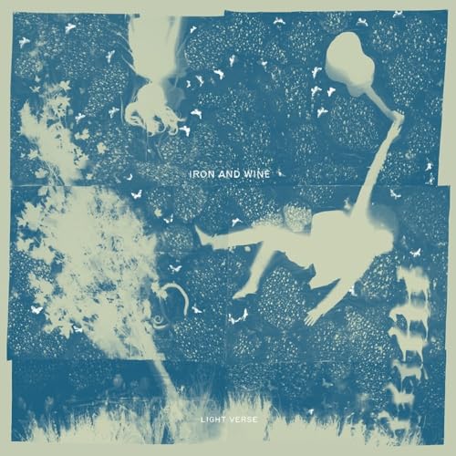 IRON & WINE - LIGHT VERSE - CLEAR W/ BLUE SWIRL