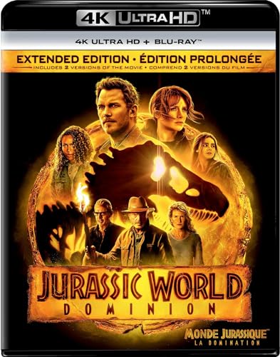 JURASSIC WORLD DOMINION - EXTENDED EDITION 4K ULTRA HD + BLU-RAY (BILINGUAL)
