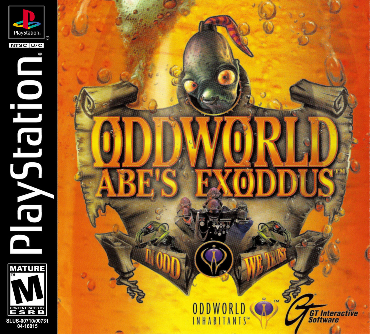 ODDWORLD: ABE'S EXODDUS (GR HITS EDITION  - PS1