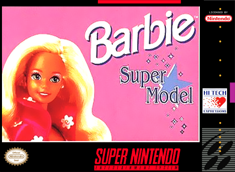 BARBIE SUPER MODEL  - SNES (W/BOX & MANUAL)