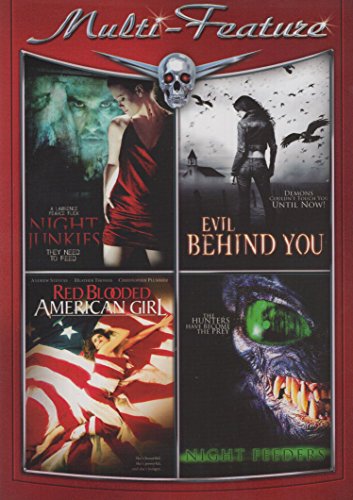 NIGHT JUNKIES/EVIL BEHIND/RED BLOODED/ - DVD-4 FILM COLLECTION