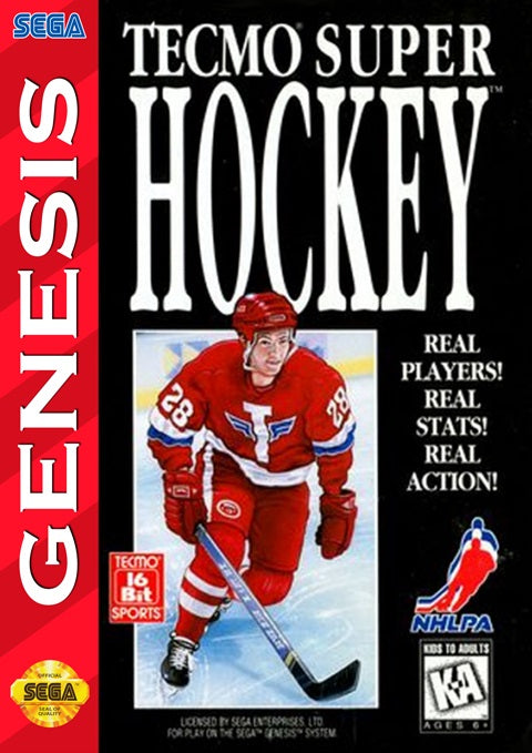 TECMO SUPER HOCKEY  - GENESIS