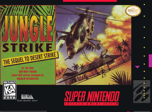 JUNGLE STRIKE  - SNES