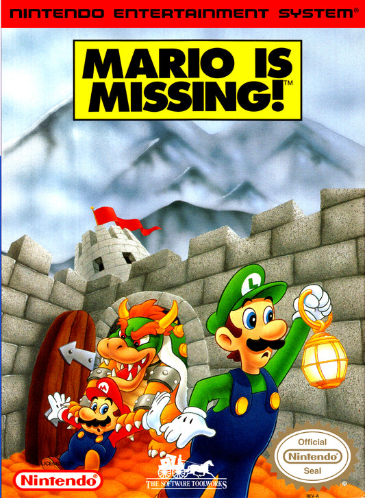 MARIO IS MISSING  - NES (W/BOX)