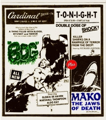 MAKO: THE JAWS OF DEATH + BOG (DRIVE-IN DOUBLE FEATURE #14) [BLU-RAY]