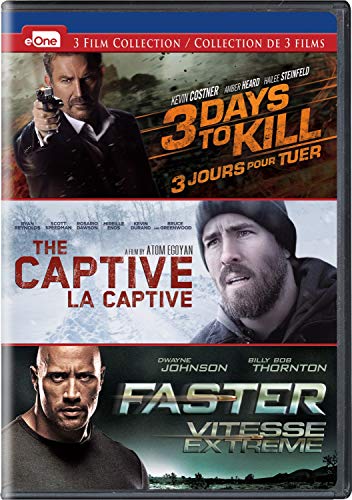 3 DAYS TO KILL/CAPTIVE/FASTER - DVD 3-FILM COLLECTION