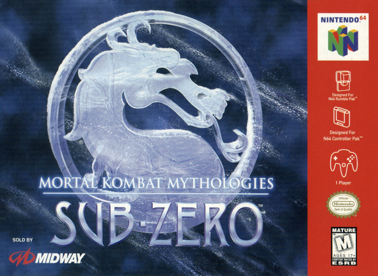 MORTAL KOMBAT MYTHOLOGIES: SUB-ZERO  - N64