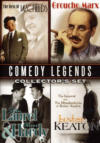 COMEDY LEGENDS COLLECTOR'S SET - DVD-BEST OF W.C. FIELDS/GROUCHO MARX/LAU