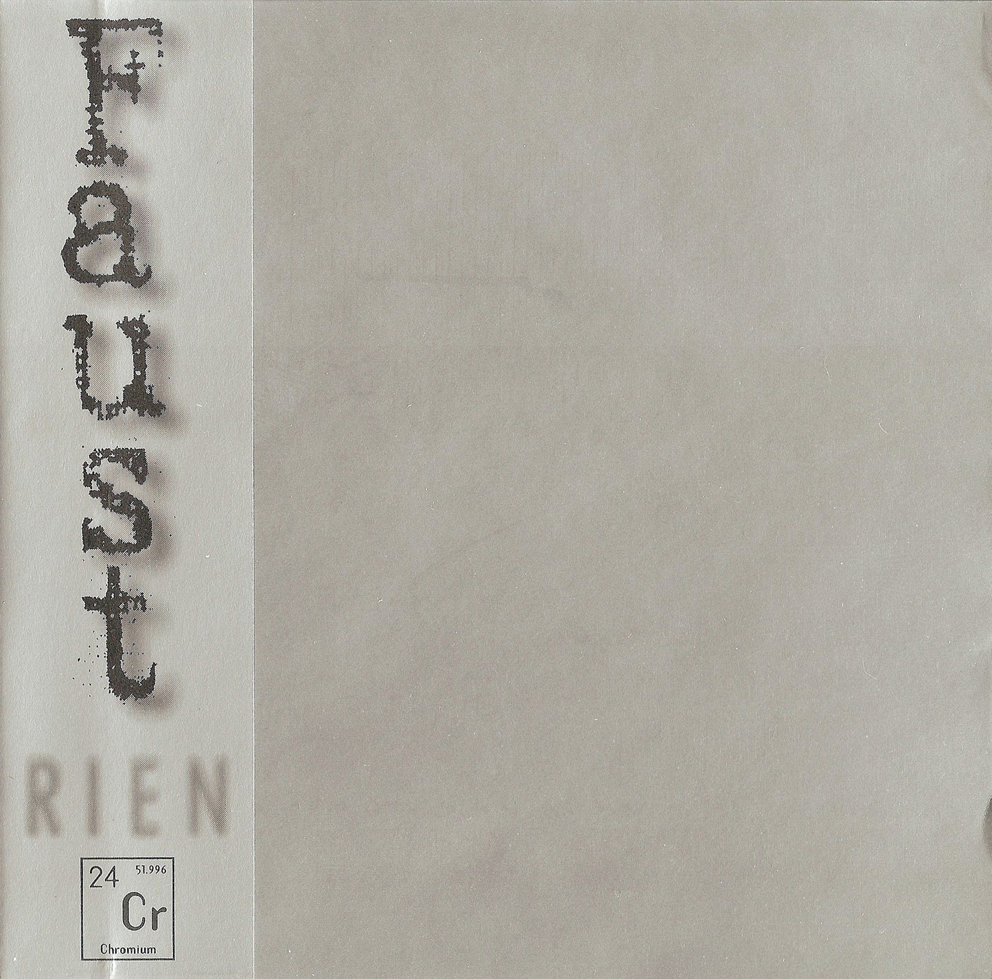 FAUST  - RIEN