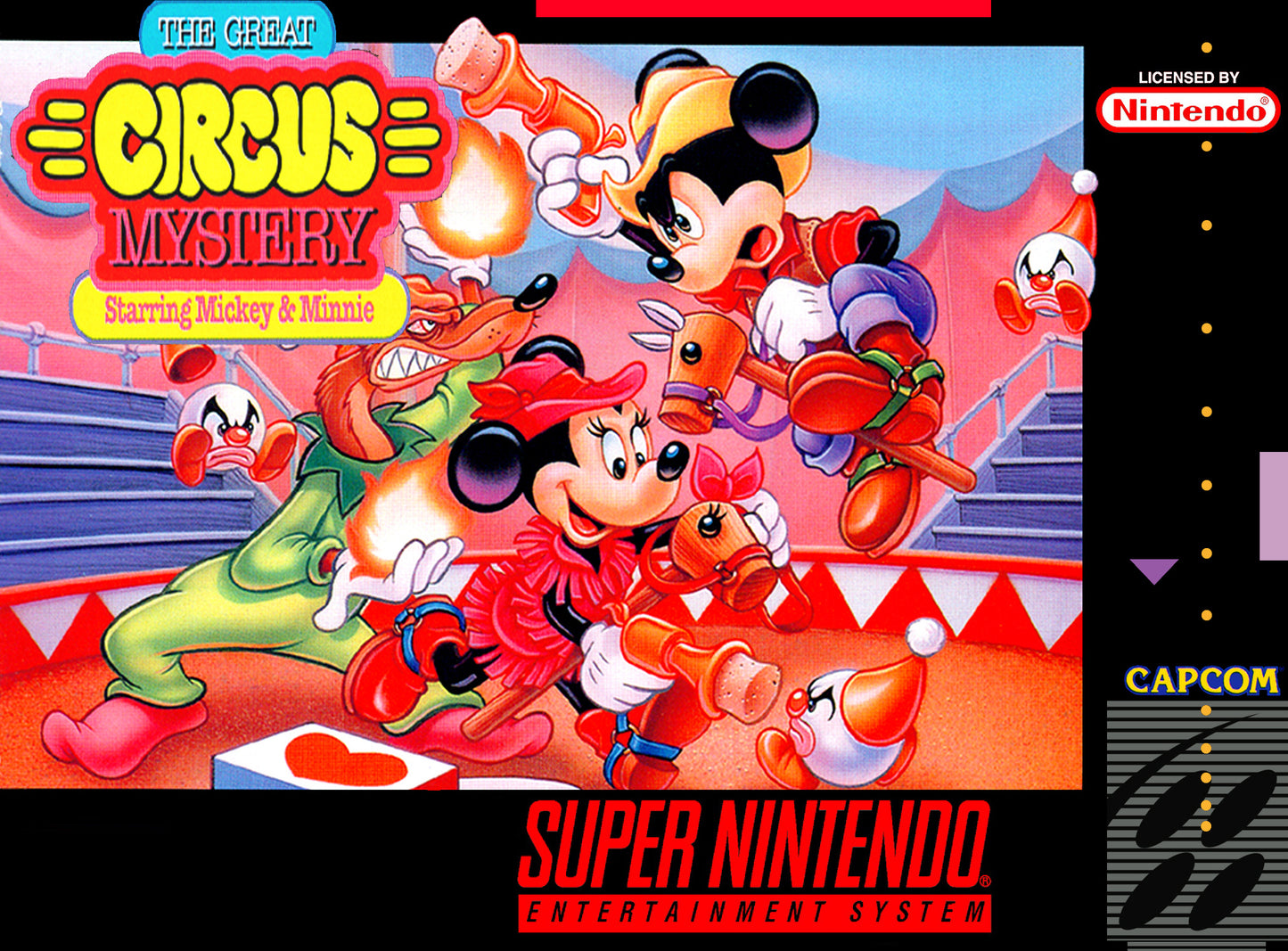 GREAT CIRCUS MYSTERY STARRING MICKEY & M  - SNES