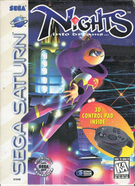 NIGHTS INTO DREAMS (W/ANALOG CONTROLLER)  - SATURN