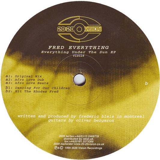 FRED EVERYTHING  - EVERYTHING UNDER THE SUN