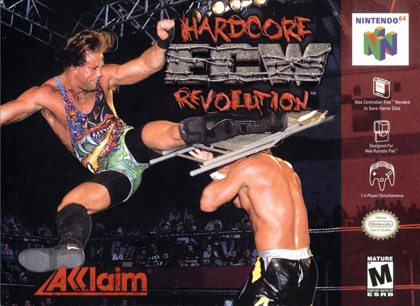ECW HARDCORE REVOLUTION  - N64