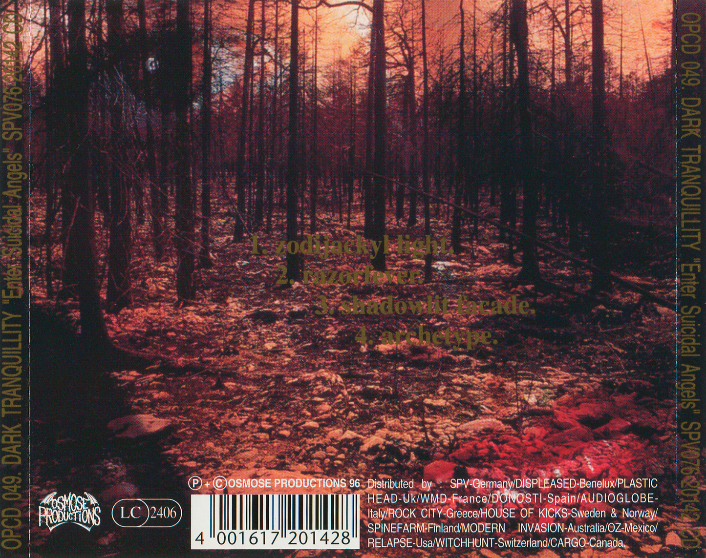 DARK TRANQUILLITY  - ENTER SUICIDAL ANGELS