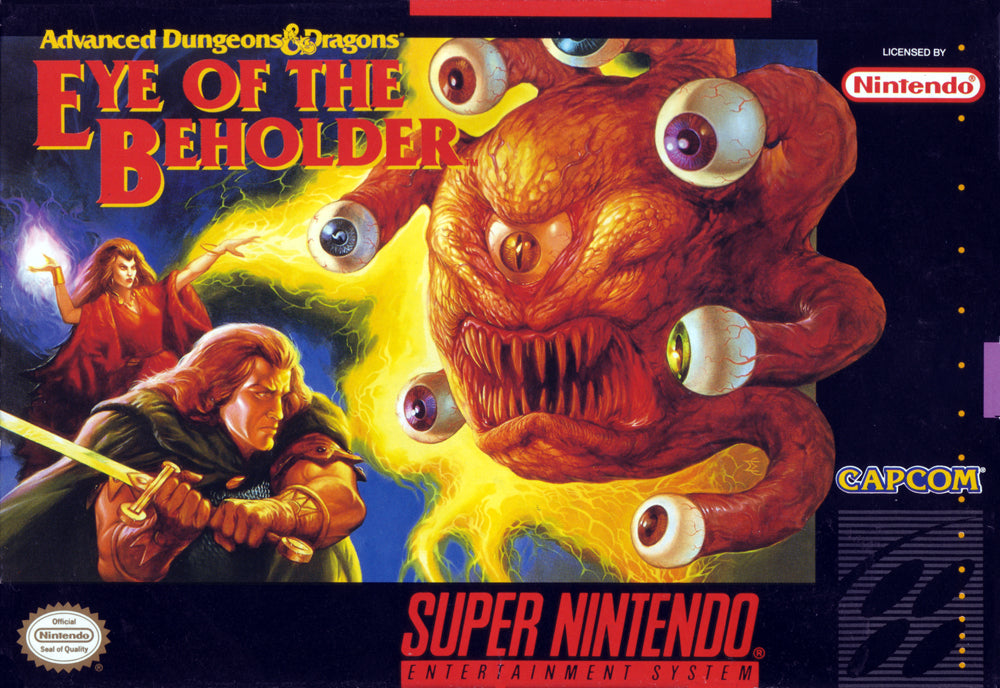 ADVANCED DUNGEONS & DRAGONS: EYE OF THE  - SNES (W/BOX)