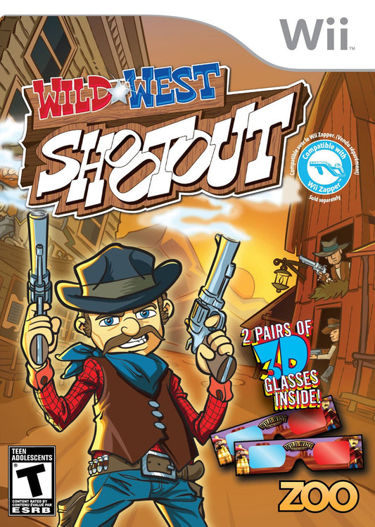 WILD WEST SHOOTOUT (WITH GUN)  - WII