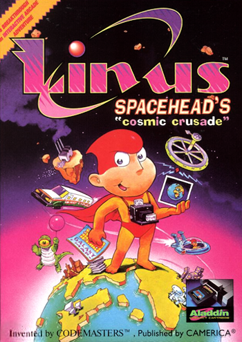 LINUS SPACEHEAD COSMIC ADVENTURE  - NES