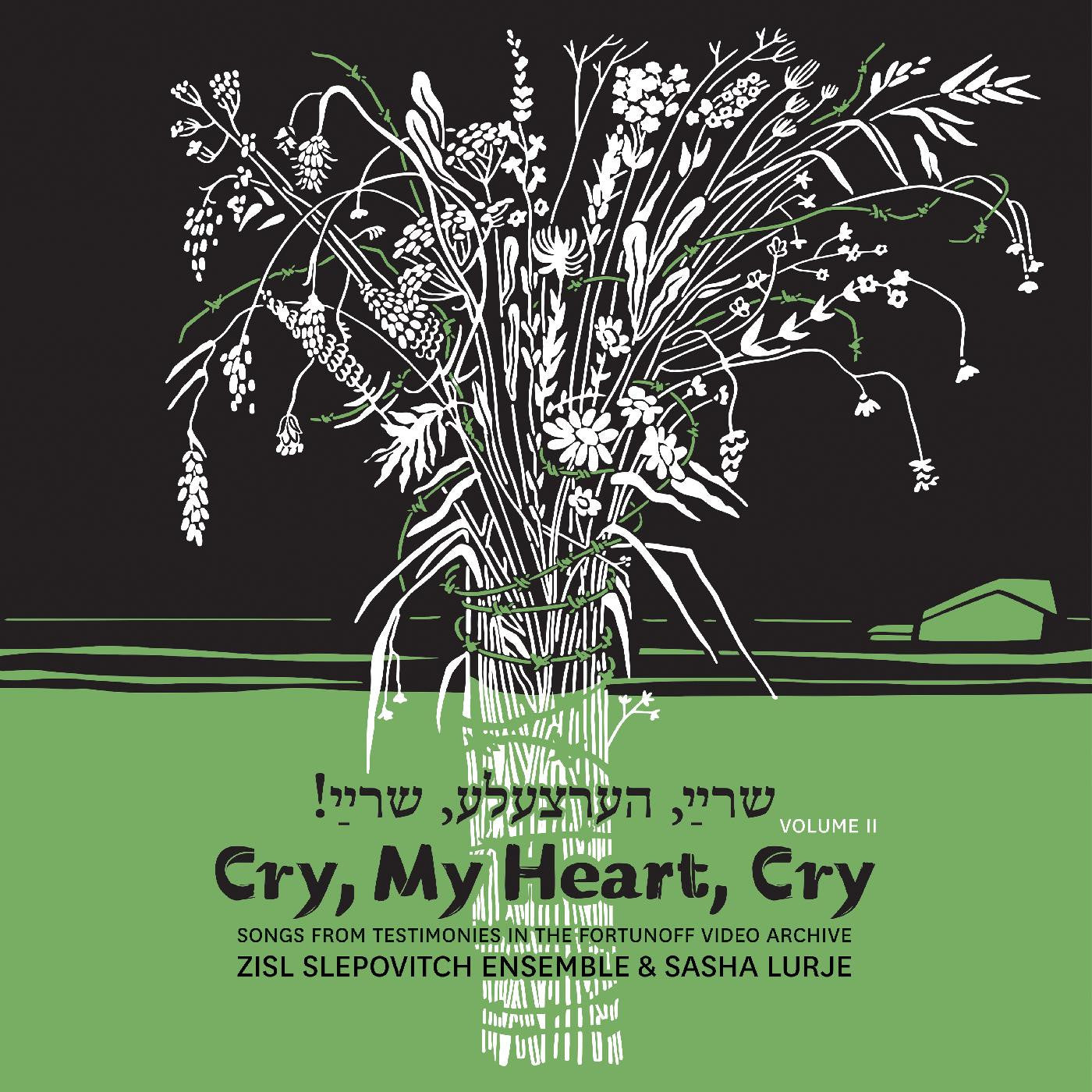 SLEPOVITCH, ZISL & SASHA LURJE - CRY, MY HEART, CRY - SONGS FROM TESTIMONIES IN THE FORTUNOFF VIDEO ARCHIVE, VOL. 2