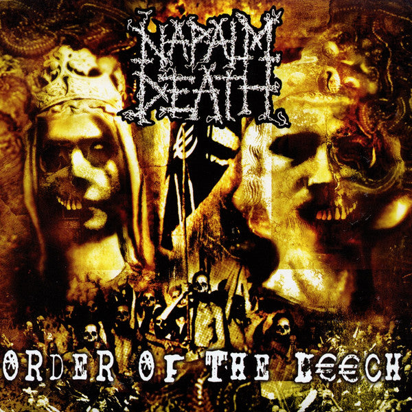 NAPALM DEATH  - ORDER OF THE LEECH (GREY & WHITE COVER)