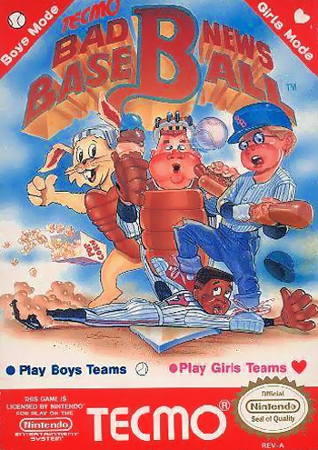 BAD NEWS BASEBALL  - NES