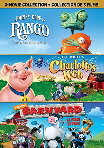 RANGO/CHARLOTTE'S WEB/BARYNARD - DVD-3 MOVIE COLLECTION
