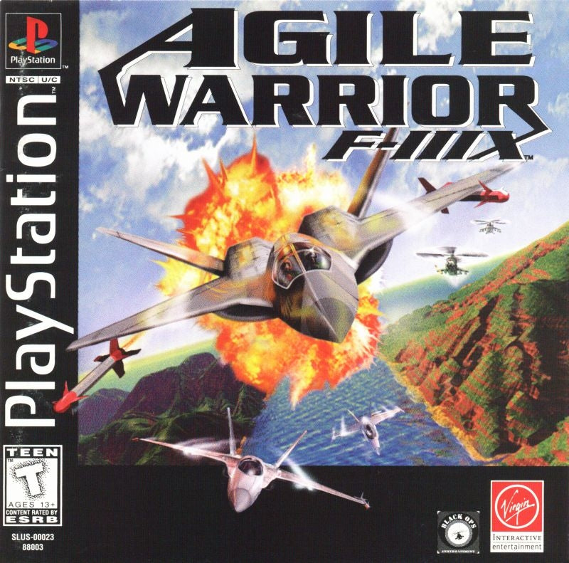 AGILE WARRIOR F-111X  - PS1