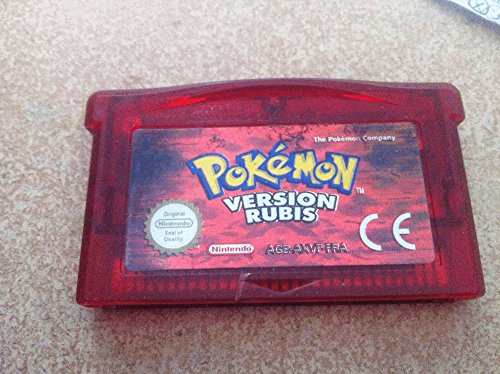 POKEMON: RUBY VERSION - GBA (W/BOX & MANUAL)