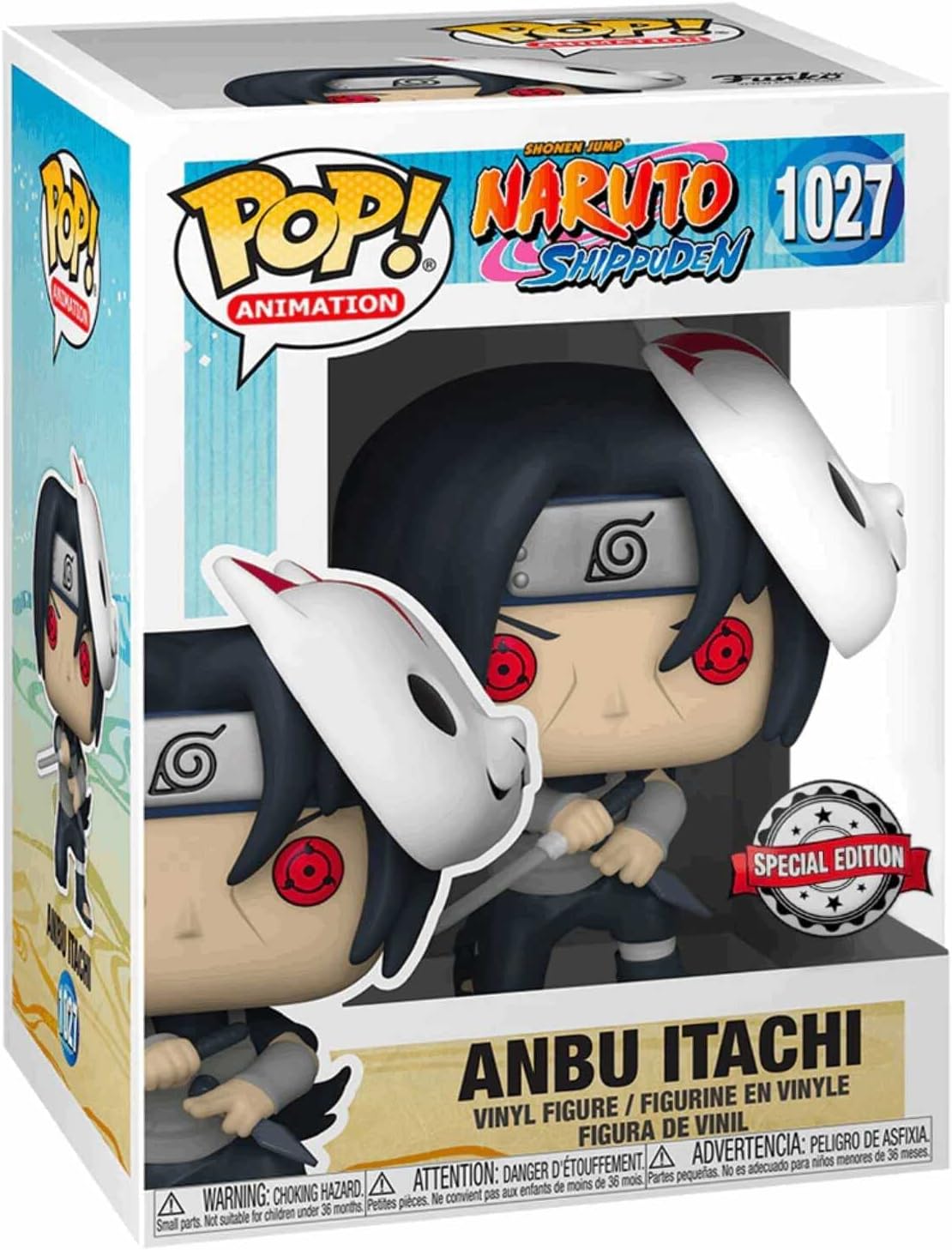 NARUTO: SHIPPUDEN: ANBU ITACHI #1027 - FUNKO POP!-EXCLUSIVE