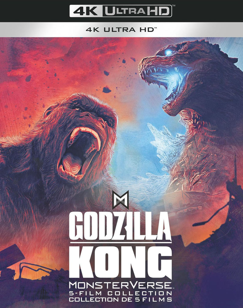GODZILLA/KONG MONSTERVERSE  - BLU-4K-5-FILM COLLECTION