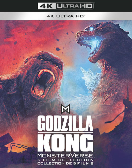 GODZILLA/KONG MONSTERVERSE  - BLU-4K-5-FILM COLLECTION