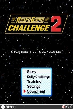 RETRO GAME CHALLENGE  - DS
