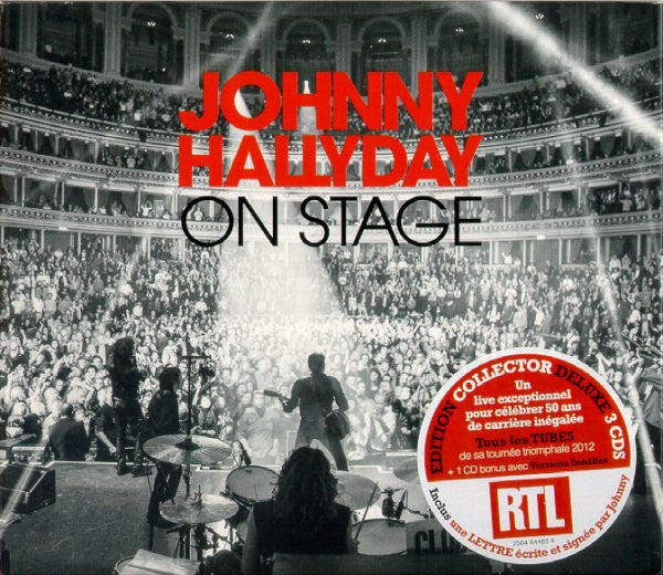 HALLYDAY, JOHNNY  - ON STAGE