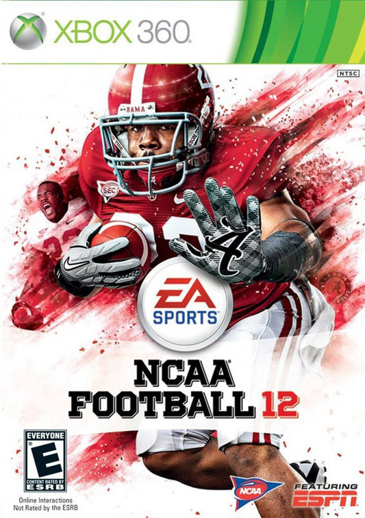 NCAA FOOTBALL 12  - XBX360