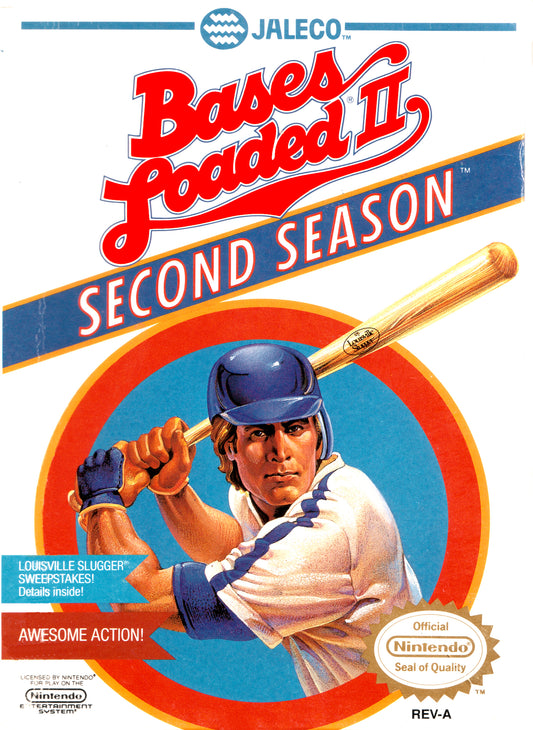 BASES LOADED 2: SECOND SEASON  - NES (W/BOX)