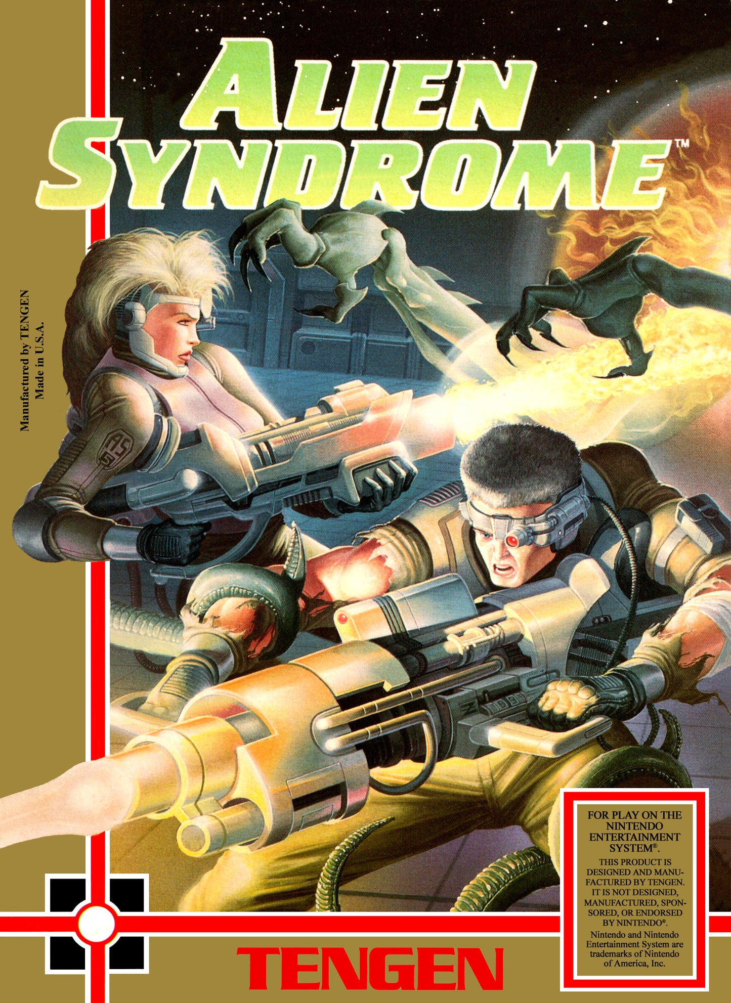 ALIEN SYNDROME  - NES