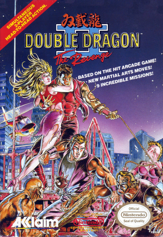 DOUBLE DRAGON III: THE ARCADE GAME  - NES (W/BOX & MANUAL)