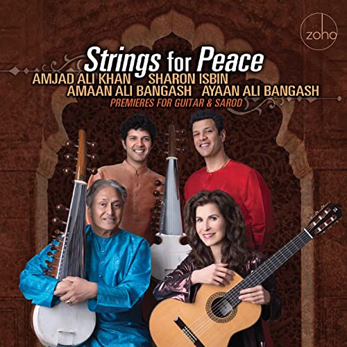 ISBIN, SHARON - STRINGS FOR PEACE: PREMIERES FOR GUITAR & SAROD (CD)