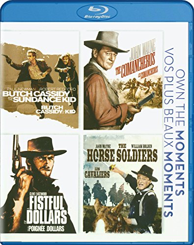 BUTCH CASSIDY/COMANCHEROS/FISTFUL OF DOL - BLU-FOUR FEATURES