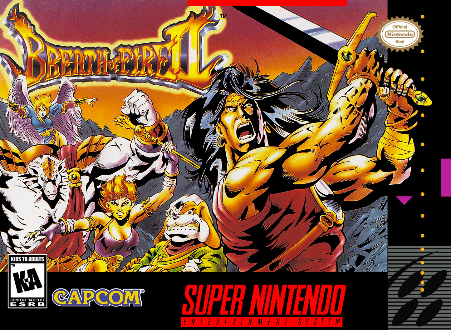BREATH OF FIRE II  - SNES (W/BOX)