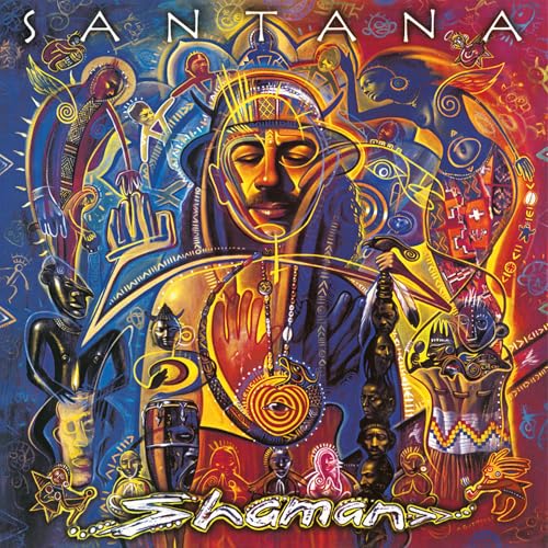 SANTANA - SHAMAN (YELLOW, RED & ORANGE MARBLED VINYL)