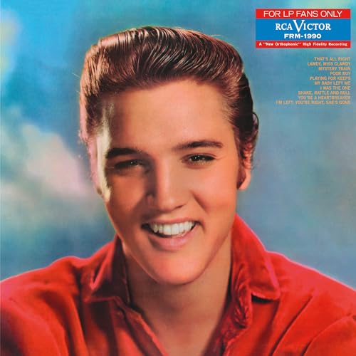 ELVIS PRESLEY - FOR LP FANS ONLY (BLUE VINYL)