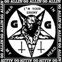 GG ALLIN - WAR IN MY HEAD/I'M YOUR ENEMY [CD]