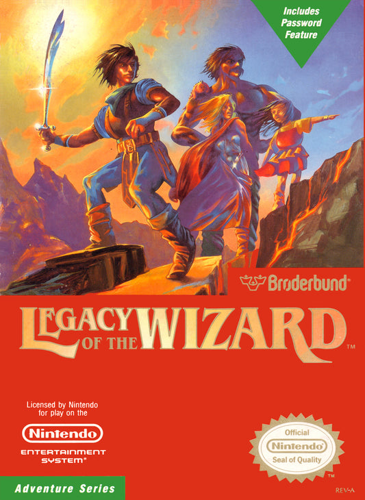 LEGACY OF THE WIZARD  - NES