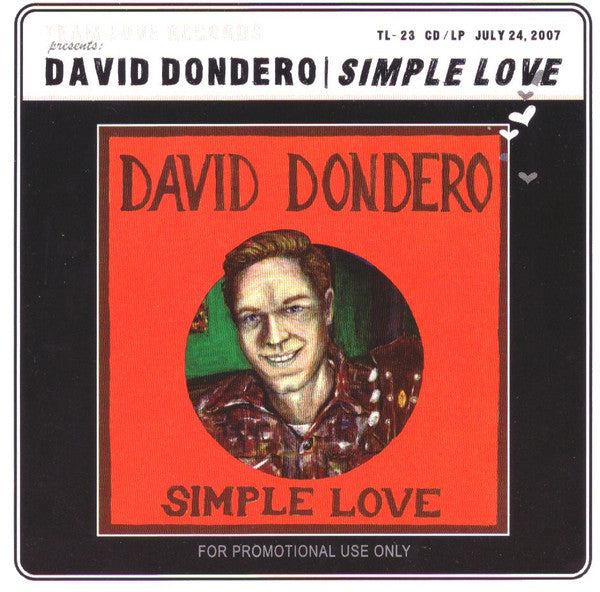 DONDERO, DAVID  - SIMPLE LOVE
